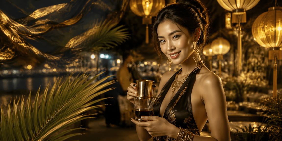 Không gian cà phê và cá cược casino sôi động tại Hà Nội